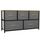 YITAHOME Kommode mit Schubladen, Schrank mit 5 Breiten Schubladen aus Stoff, Aufbewahrungskommode Industrial Stil für Schlafzimmer, Wohnzimmer, Kinderzimmer, Flur, Aufbewahrungsschrank (Dunkelgrau)