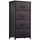 YITAHOME Kommode mit Schubladen, Schrank mit 4 Schubladen aus Stoff, Aufbewahrungskommode Industrial Stil für Schlafzimmer, Wohnzimmer, Kinderzimmer, Flur, Aufbewahrungsschrank (Braun)
