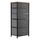 YITAHOME kommode Schmal, Schrank mit 5 Schubladen aus Stoff, Aufbewahrungskommode Industrial Stil für Schlafzimmer, Wohnzimmer,Flur, Dunkelgrau Aufbewahrungsschrank