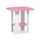 Furinno Simple Design Beistelltisch, Holz, Rosa/Weiß, 50.8 x 50.8 x 49.78 cm