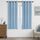 MRTREES hellblaue Vorhänge für Schlafzimmer, 2 Bahnen, Ösenvorhänge für Wohnzimmer, lange Vorhänge in Babyblau für Mädchen, Jungen, Kinder, 132 x 160 cm