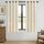 MRTREES Vorhang Blickdicht Gardinen Thermovorhang mit Ösen Verdunklungsvorhang Ösenschal Vorhänge Kurz Modern 122×140cm(H×B) Beige Creme 2er Set für Büros Wohnzimmer Schlafzimmer Kinderzimmer