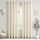 MRTREES Curtains Living Room Vorhänge Blickdicht mit Ösen 2er Set, Vorhang Abdunkelnd 240 cm Lang 140 cm Breit für Wohnzimmer Schlafzimmer Kinderzimmer, Blickdichte Gardinen Cremeweiß
