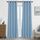 MRTREES Blaue Verdunkelungsvorhänge 108 Zoll Fall, Extra Lange Thermische Ösenvorhänge für Schlafzimmer Wohnzimmer Tür Raumteiler, 2 Bahnen 228x275 CM 90x274 cm Himmelblau