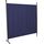 ANGERER Stellwand 178 x 178 cm, Sicht- & Sonnenschutz, Raumtrenner, Innen & Outdoor Büro Balkon/Terrasse, Schlafzimmer, Garten, Made in Germany, waschbare Bezüge, Polyacryl blau