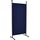 ANGERER Stellwand 178 x 82 cm, Sicht- & Sonnenschutz, Raumtrenner, Innen & Outdoor Büro Balkon/Terrasse, Schlafzimmer, Garten, Made in Germany, waschbare Bezüge, Polyacryl blau