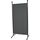 ANGERER Stellwand 178 x 82 cm, Sicht- & Sonnenschutz, Raumtrenner, Innen & Outdoor Büro Balkon/Terrasse, Schlafzimmer, Garten, Made in Germany, waschbare Bezüge, Polyacryl dunkelgrau