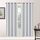 Yakamok Verdunkelungsvorhänge, wärmeisoliert, Fensterpaneele, solide Ösen, für Schlafzimmer/Wohnzimmer (52 x 72 L, grauweiß, 2 Paneele)