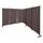 QUICK STAR Paravent 6 Teilig 340x165cm Beigegrau - Garten & Balkon Sichtschutz Stellwand Innen & Außen - Raumteiler Trennwand Faltbar Blickdicht & Wetterfest