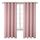 BGment Raumverdunkelungsvorhänge 183 cm lang – Ösen wärmeisolierte Vorhänge für Schlafzimmer, 2 Paneele, 132 x 183 cm, Babyrosa