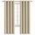 BGment Raumverdunkelungsvorhänge 183 cm lang – Ösen, wärmeisolierte Vorhänge, Fensterbehandlungsvorhänge für Schlafzimmer, 2 Paneele, 132 x 183 cm, Beige
