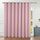 BGment modischer Schiebetürvorhang, Breite Thermo-Verdunkelungsvorhänge, Raumteiler, Fenstervorhang, 1 Panel, Rosa, Länge 244 cm x Breite 457 cm