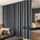 Raumteiler-Vorhänge, flexibles Deckenschienen-Set, Vorhangschiene, Deckenmontage, Verdunkelungsvorhang für Wohnzimmer, Schlafzimmer, Deckenvorhangstange, Sichtschutz, Trennwände, B150 x H96, grauer