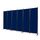 CHOSENM Raumteiler, 6 Paneele, faltbarer Sichtschutz mit breiteren Stützfüßen, 1,8 m, tragbare Raumtrennung für Raumtrenner, 335,3 cm B x 180,3 cm H, Marineblau