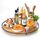 Lazy Susan Drehteller aus Eichenholz, 53,3 cm, für Schrank, Bauernhaus, rund, groß, Lazy Susan, Organisation und Aufbewahrung für Esstisch, Speisekammer, Küche, Arbeitsplatte, Schrank, Heimdekoration