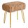 IBUYKE rechteckiger Fußstützenstuhl Ottoman, Make-up Eitelkeits Hocker Beistelltisch, Samt Ankleidetisch Sitz, Fußhocker Stuhl, goldene Stahlbeine, für Make-up Raum, Schlafzimmer, Khaki WBD003K