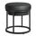 SONGMICS Home LUIZ Kollektion - Sitzhocker rund, Schminkhocker, Fußhocker, Oberteil wendbar, Hocker, Beistelltisch bis 300 kg belastbar, Schlafzimmer Wohnzimmer Flur, tintenschwarz LOM080B01