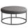SONGMICS Home LUIZ Kollektion-Couchtisch rund, Wohnzimmertisch, Oberteil wendbar, Beistelltisch, Sitzhocker, Stahlrahmen bis 300 kg belastbar, für Wohnzimmer, Taubengrau LOM078G01, 78x78x40cm