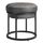 SONGMICS Home LUIZ Kollektion - Sitzhocker rund, Schminkhocker, Fußhocker, Oberteil wendbar, Hocker, Beistelltisch bis 300 kg belastbar, Schlafzimmer Wohnzimmer Flur, Taubengrau LOM080G01