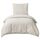 RUIKASI Bettwäsche 140x200 2teilig Beige - Polyester Mikrofaser Bettwäsche-Sets Oeko-TEX, Bettbezüge 140 x 200cm + Kissenbezüge 80x80cm mit Reißverschluss, Weich und Bügelfrei