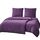 RUIKASI Bettwäsche 135x200 Lila 4teilig - Dunkel Violett Bettwäsche-Sets Oeko-TEX, 2 Bettbezüge 135x200cm + 2 Kissenbezüge 80x80cm mit Reißverschluss, Weich und Bügelfrei