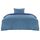 Utopia Bedding Bettwäsche 135x200 Set - Mikrofaser Bettbezug 135x200 cm + 1 Kissenbezug 50x75 cm - Marineblau/Hellblau