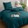 Utopia Bedding Bettwäsche 135x200 Set - Mikrofaser Bettbezug 135x200 cm + 1 Kissenbezug 80x80 cm - Blaugrün