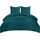 Utopia Bedding Bettwäsche 220x240 Set - Mikrofaser Bettbezug 240x220 cm + 2 Kissenbezüge 65x65 cm - Blaugrün