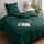 Utopia Bedding Bettwäsche 135x200 Set - Mikrofaser Bettbezug 135x200 cm + 1 Kissenbezug 80x80 cm - Smaragd