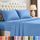 Utopia Bedding Bettwäsche-Set für King-Size-Bett, 4-teilig, gebürstete Mikrofaser, schrumpft und lichtbeständig, pflegeleicht (King-Size-Bett, Dutch Blue)
