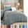 Utopia Bedding Bettbezug-Set mit Kissenbezügen – 2-teiliges Bettwäsche-Set mit Reißverschluss – 1 Bettbezug mit 1 Kissenbezug – weich gebürstete Mikrofaser (Doppelbett/XL Doppelbett, Grau).