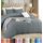 Utopia Bedding Leichtes Bettbezug-Set mit 50 x 65 cm Kissenbezügen, 200 x 220 cm, weiches Mikrofaser-Polyester (Grau)