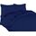 Bettwäsche-Set von Utopia, Bettbezug Plus offene Kissenbezüge, luxuriös, weich, in Hotelqualität mit Falte, verblasst Nicht und schmutzabweisend durch, Polyester-Mischgewebe, Navy, King Size