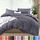 Utopia Bedding Duvet Cover California King Size - 3 Piece with Zipper Closure - 1 Comforter Cover 104X98 Inches & 2 Pillow Shams 20X36 Inches (Grey) Comforter Not Included