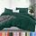 Utopia Bedding Bettbezug-Set für Queen-Size-Bett: 1 Bettbezug mit 2 Kissenbezügen, 3-teiliger Bettdeckenbezug mit Reißverschluss, ultraweiche, gebürstete Mikrofaser, 228 x 228 cm (Queensize, Smaragd)
