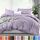 Utopia Bedding Bettbezug für Queen-Size-Bett: 1 Bettbezug mit 2 Kissenbezügen, 3-teiliges Bettwäsche-Set mit Reißverschluss, weich gebürstete Mikrofaser, 228 x 228 cm (Queensize, Lavendel)