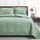 Love's cabin California King Size Bettwäsche-Set für King-Size-Betten, Salbeigrün – Cal King Sommer leichte Tagesdecke, Bettdecke – Münzmuster für alle Jahreszeiten – 3-teilig (1 Steppdecke, 2