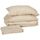 Sweet Home Collection 5-teiliges Bettwäscheset mit Tasche, einfarbig, für alle Jahreszeiten, weiche Daunen-Alternativdecke und luxuriöse Mikrofaser-Bettlaken, Beige, Twin XL