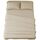 SONORO KATE Bettwäsche-Set, superweiche Mikrofaser, Fadenzahl 1800, ägyptische Bettlaken mit 40,6 cm tiefen Taschen, knitterfrei und hypoallergen, 4-teilig (Beige, California King)