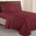 Elegant Comfort Luxuriöses 1500 Premium-Bettwäsche-Set aus Mikrofaser in Hotelqualität, dreireihig, Bestickt, weichste, Knitter- und lichtbeständig, Kingsize, Burgunderrot