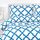 Utopia Bedding Bedrucktes Bettwäsche-Set (King/Cal King, Weiß Blau) mit 2 Kissenbezügen – luxuriöse gebürstete Mikrofaser – Daunenalternative Bettdecke – weich und bequem – maschinenwaschbar