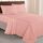 Elegant Comfort Luxuriöses 1500 Premium-Bettwäsche-Set aus Mikrofaser in Hotelqualität, dreireihig, Bestickt, weichste 4-teilges Bettlaken-Set, Knitter- und lichtbeständig, Full, Staubrosa