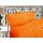 Elegant Comfort Luxuriöses 1500 Premium-Bettwäsche-Set aus Mikrofaser in Hotelqualität, dreireihig, Bestickt, weichstes 4-teiliges Bettlaken-Set, Knitter- und lichtbeständig, California King, Orange
