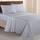 Elegant Comfort Luxurious 1500 Thread Count Egyptian Quality Three Line Embroidered Softest Premium Hote Quality 4-Piece Bed Sheet Set, Wrinkle and Fade Resistant, Full, Silver-Light Grey