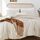 ROSGONIA King-Size-Bettwäsche-Set, Beige, 3-teiliges beigefarbenes Bettdecken-Set für King-Size-Bett (1 Boho-Bettdecke und 2 Kissenbezüge), leichte Daunen-Alternative, gemütliche Deckenset,