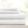Linen Market ienjoy Home IEH-4PC-STP-K-LG 4-teiliges Bettlaken-Set, Gemustert, Kingsize, getupftes Hellgrau