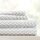 Linen Market 4-teiliges Bettwäsche-Set mit Puff-Zickzack-Muster, ultraweich, California-King-Size-Bett, Grau