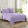 Sweet Home Collection, Fadenzahl 2123, weiche ägyptische Qualität, gebürstete Mikrofaser Laken – Luxus-Bettwäsche-Set mit Bettlaken, Spannbettlaken, 2 Kissenbezügen, Lavendel, Full
