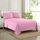 Sweet Home Collection Fadenzahl 1800, weiche ägyptische Qualität, gebürstete Mikrofaser Laken – Luxus-Bettwäsche-Set mit Bettlaken, Spannbettlaken, 2 Kissenbezügen, Pink, Full