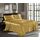 Satin-Bettlaken, King [4-teilig, Gold] Hotel-Luxus-Bettwäsche-Set, seidig, extra weich, 1800 Mikrofaser, knitterfrei, farbecht, schmutzabweisend, tiefes Spannbetttuch, Bettlaken, Kissenbezüge